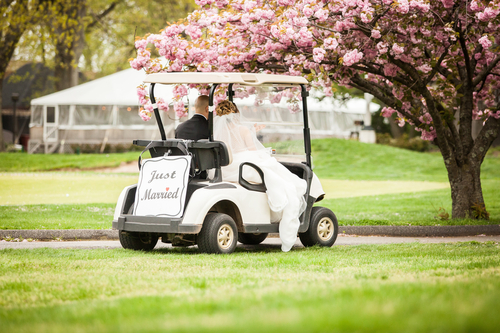 Bruiloft Golfkar Huren